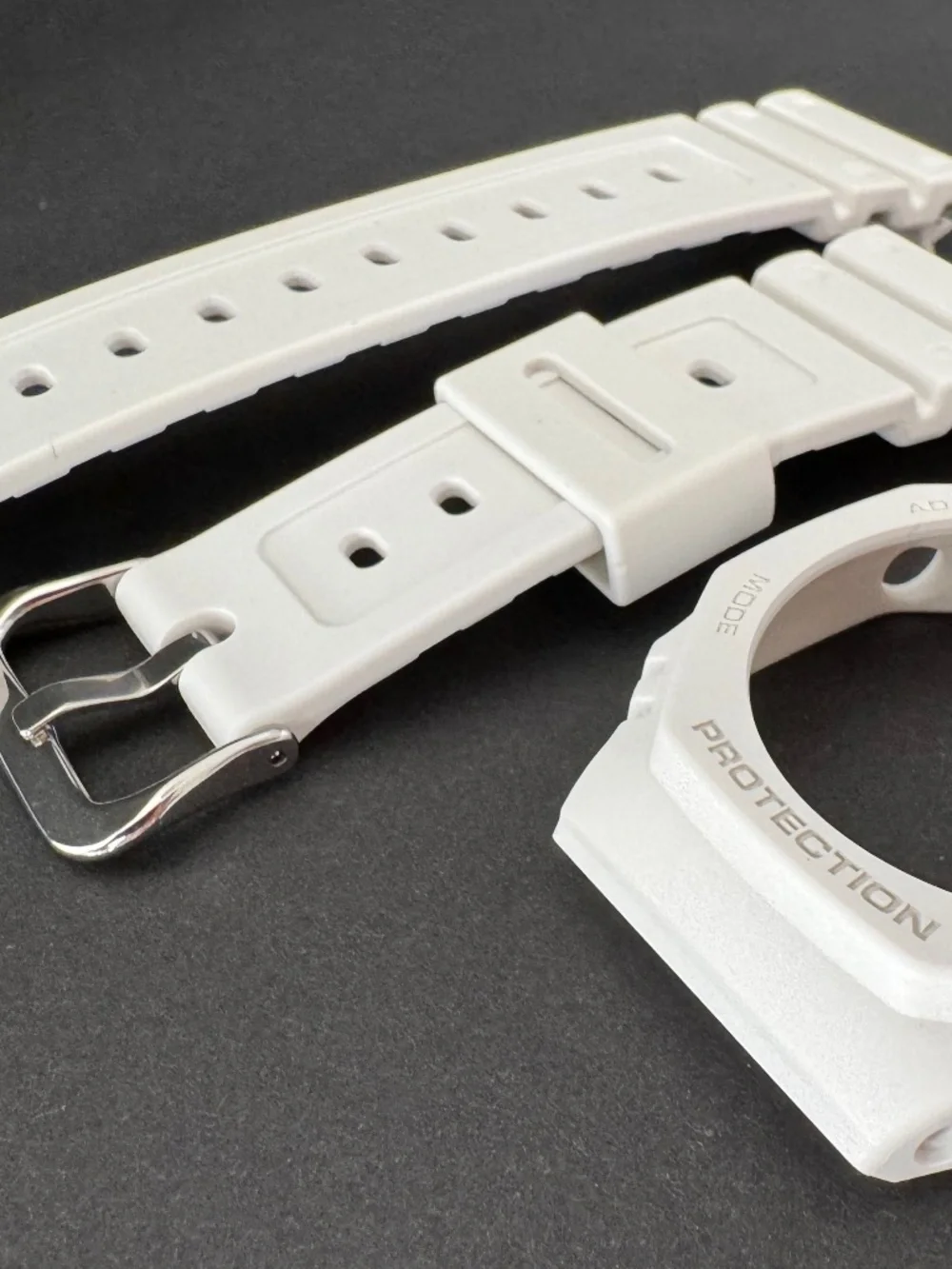 Genuine Casio G-Shock Band Strap & Bezel Set GA-2100 & GA-B2100 White Rubber
